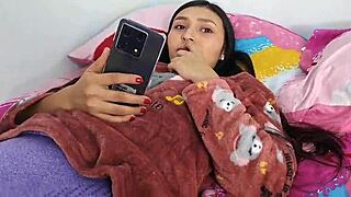 Rosibel Removes Stepdad's Condom for Deep Creampie in Her Tight Stepdaughter Pussy Close-Up Ride