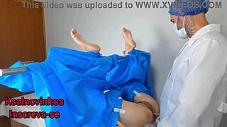 Doc, your cock feels so good sliding into my wet patient pussy right here!