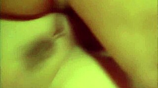 tabitha stevens struts in lingerie heels fishnets fingering shaved pussy then deepthroats on bed