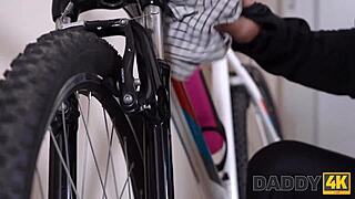 old hungarian daddy cheats with son's tattooed teen girlfriend