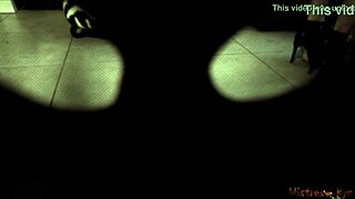 i'm the masked sub on a leash... my sadistic mistress owns me completely in this pov torment!!