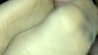 she strokes him off in sheer nylons teasing toes