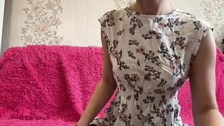 Stepsis Teases with Closeup Fingering of Hairy Wet Pussy