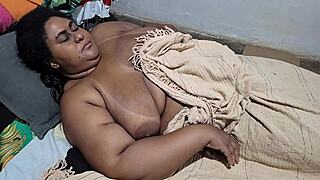 Futanari Stepmom Takes Huge Cock and Squirts Wildly Brazilian Milf Creampie