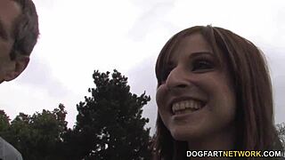 oh man paris kennedy uh picks up that black guy while her cuckold husbands right there