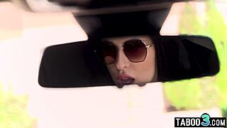 Petite Alyssa Bounty, your bubble butt's getting stretched wide by lover's big dick outdoors in stockings?