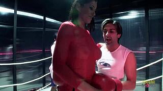 Boxers skip the fight to pound those busty milfs right in the ring! 🥊🍑💥