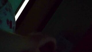 wife fingers wet pussy while stroking hubby's throbbing cock