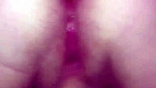 Mature milf explodes in squirting anal orgasm bliss