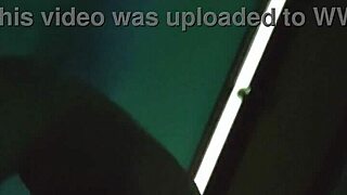 wife fingers wet pussy while stroking hubby's throbbing cock