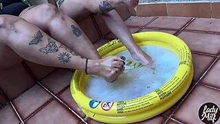 i swap skills with this skinny chick n' bbw milf ass play