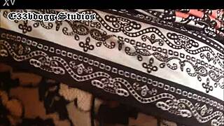 bbw babysitter smokes while old guy worships her massive ass in pov