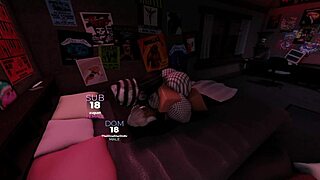 her parents left so we fucked with her big cock boyfriend