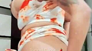 Morena's Juicy Big Tits Drive Me Wild with Desire