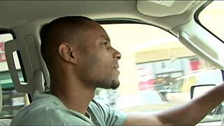 stepmom grabs black stud for hardcore interracial pounding outdoors