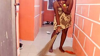 Neighbor pounds girlfriend as man masturbates begging to join