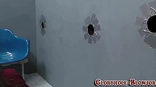 omg teen slurps that huge black monster cock so deep