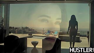 lana rhoades' pussy stretched by rough cock action