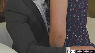 Big ass ladyboy Allysa Etain sucks then takes hard anal