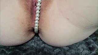 Horny chick lets guy bind her tight for intense pov play