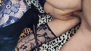 skinny milf wife takes big cock anal in homemade pov video