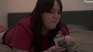 Curvy BBW Milf's New Year JOI Blowjob Tease with Toys!