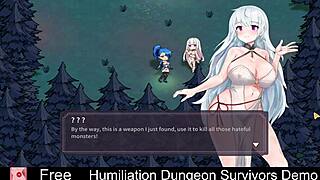 humiliation dungeon traps survivors in femdom game