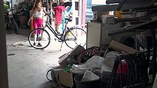 german skinny teen 18 in pink pantyhose fucked