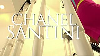 whoa horny ladyboy chanel santini sucks cock hard then takes anal pounding 🍑💦