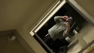 wife fucks in restroom bubble bath then risky hotel pounding