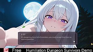 humiliation dungeon traps survivors in femdom game