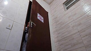 nurse ditches condom bangs asian doc in hospital bathroom 🚿💦