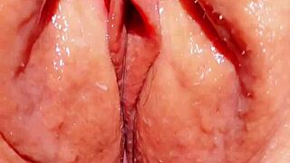 Whoa! Mature Wife Spreads Big Wet Meaty Vulva Wide Open