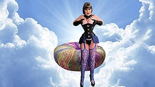 granny sky gilf endures licking dicking to massive cum