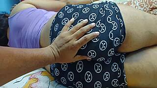 Collage Girl Puja Gets Her Big Ass Massaged by Old Guy