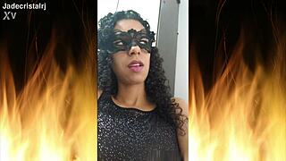 jade's huge natural tits and juicy shaved pussy up close