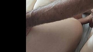 Oh man, getting my ass fucked by that big cock feels so intense with these big tits bouncing everywhere.