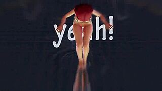 short hair girl dancing in bikini yeah oh ahhh oh 🔥💃🎶