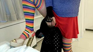 Cleaning Girl's Big Ass Tempts Pervert for Latina Cock Ride