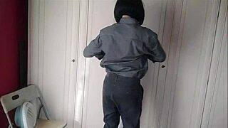 chantalchannel feels so hot dressed like a man teasing wet