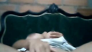 😏 Shy young latina with big tits masturbates to orgasm... so hot! 🔥💦