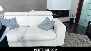 spoiled petite teen 18+ takes stepdad's cock deep in her tight anal