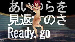 short hair girl dancing in bikini yeah oh ahhh oh 🔥💃🎶