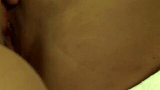 oiled japanese mom enjoys deep massage leading to sex