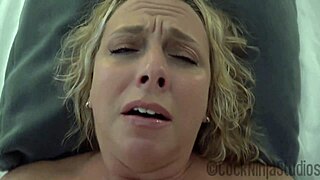 CURIOUS STEPMOM DEMANDS TO SEE STEPSON'S COCK! Goddess Brianna Beach Rips Clothes For Dripping Wet Pussy Pound