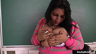 Tina Trips' Giant Boobs Burst Out For Wild Fun!