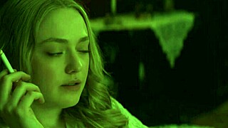 that horny police captain loves flashing his huge cock at cute blonde dakota fanning at work