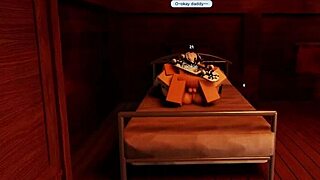 Roblox elf slut's tiny body stretches around daddy's big girthy cock roughly