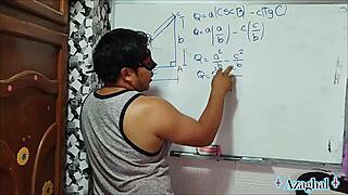 WOW! 2 Sexy Math Teachers Teach Tangent and Cotangent with Hot Action!