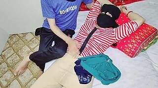 indian wife moans dirty hindi while hubby creampies her tight pussy 😈💦 homemade fun